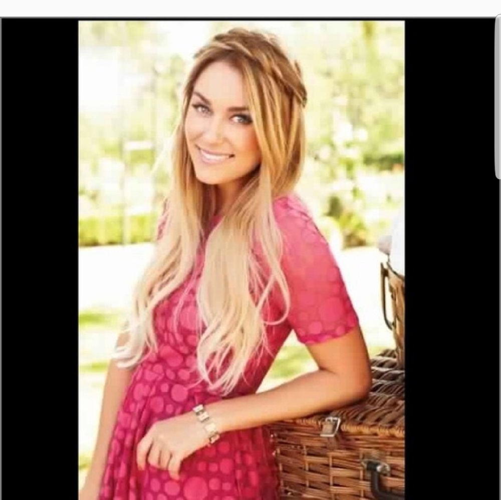 ADORABLE LC Lauren Conrad polka dot dress